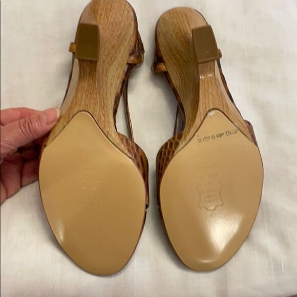 PETER KAISER KORK KALYA WEDGE SANDALS. NEW - Picture 6 of 11